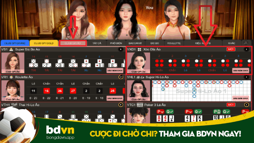 LẠ MÀ QUEN VỚI XÓC ĐĨA ẢO GPI CASINO