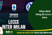 Nhận định bóng đá Lecce vs Inter