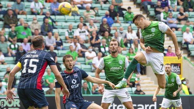 Hibernian 3-0 Ross County: Hibs travel to Rijeka 'with belief' after  resounding win - BBC Sport