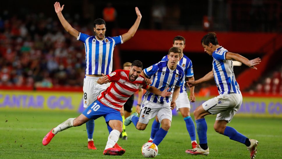 Horario y dónde ver por televisión el Real Sociedad - Granada CF de Liga -  Ahora Granada