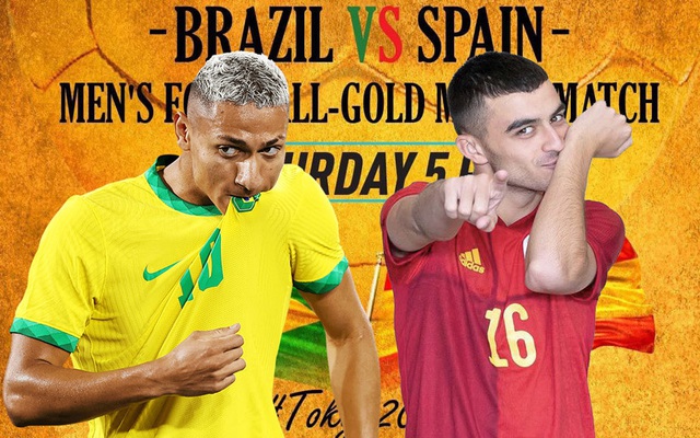 Brazil vs Tây Ban Nha: 18h30 hôm nay (7/8) trực tiếp trên VTV6, VTV9 và  VTVGo | Chung kết bóng đá nam Olympic Tokyo 2020 | VTV.VN