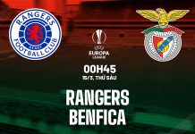 Nhận định bóng đá Rangers vs Benfica Europa League hôm nay