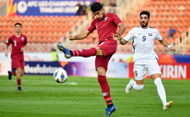 U23 Qatar - U23 Syria: Thủng lưới phút thứ nhất, vỡ òa phút 90+4