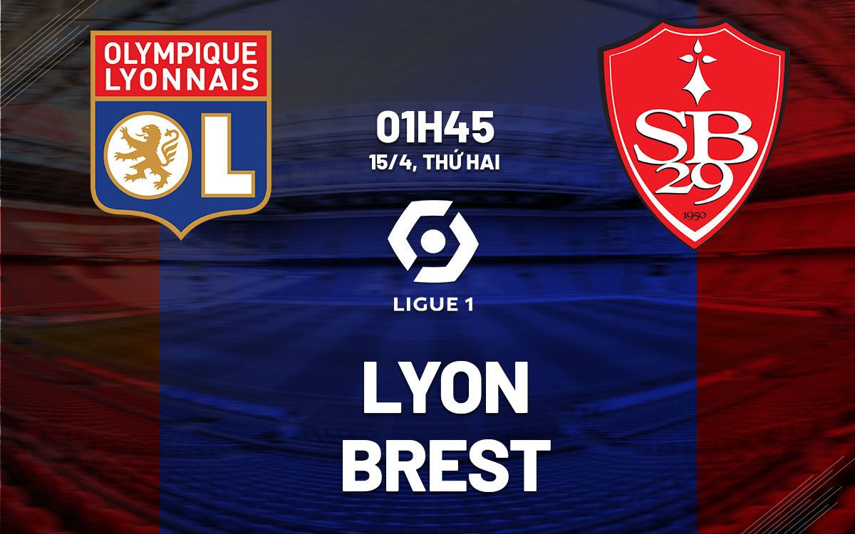 Nhận định bóng đá dự đoán Lyon vs Brest VĐQG Pháp hôm nay