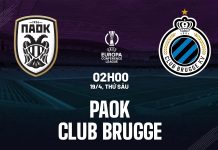 Nhận định bóng đá PAOK vs Club Brugge Conference League hôm nay