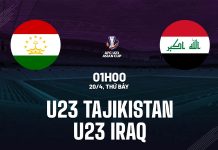 Nhận định bóng đá U23 Tajikistan vs U23 Iraq Asian Cup hôm nay