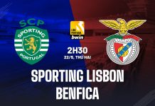 Nhận định bóng đá Sporting Lisbon vs Benfica VĐQG Bồ Đào Nha