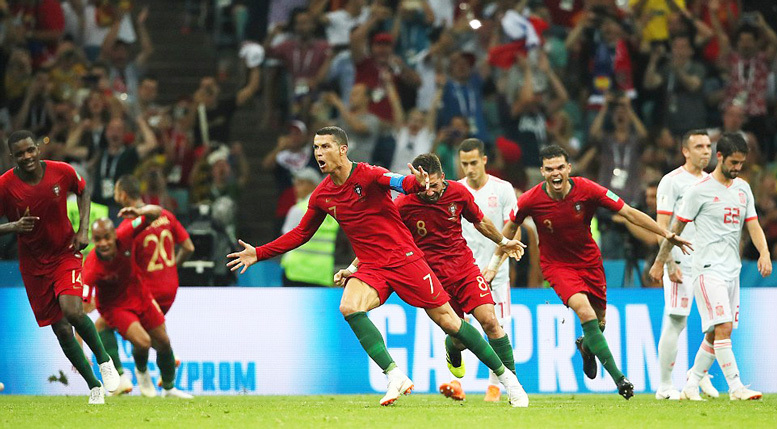 Kết quả Tây Ban Nha 3-3 Bồ Đào Nha, Kết quả bóng đá World Cup 2018