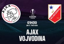 Nhận định bóng đá Ajax vs Vojvodina Europa League hôm nay