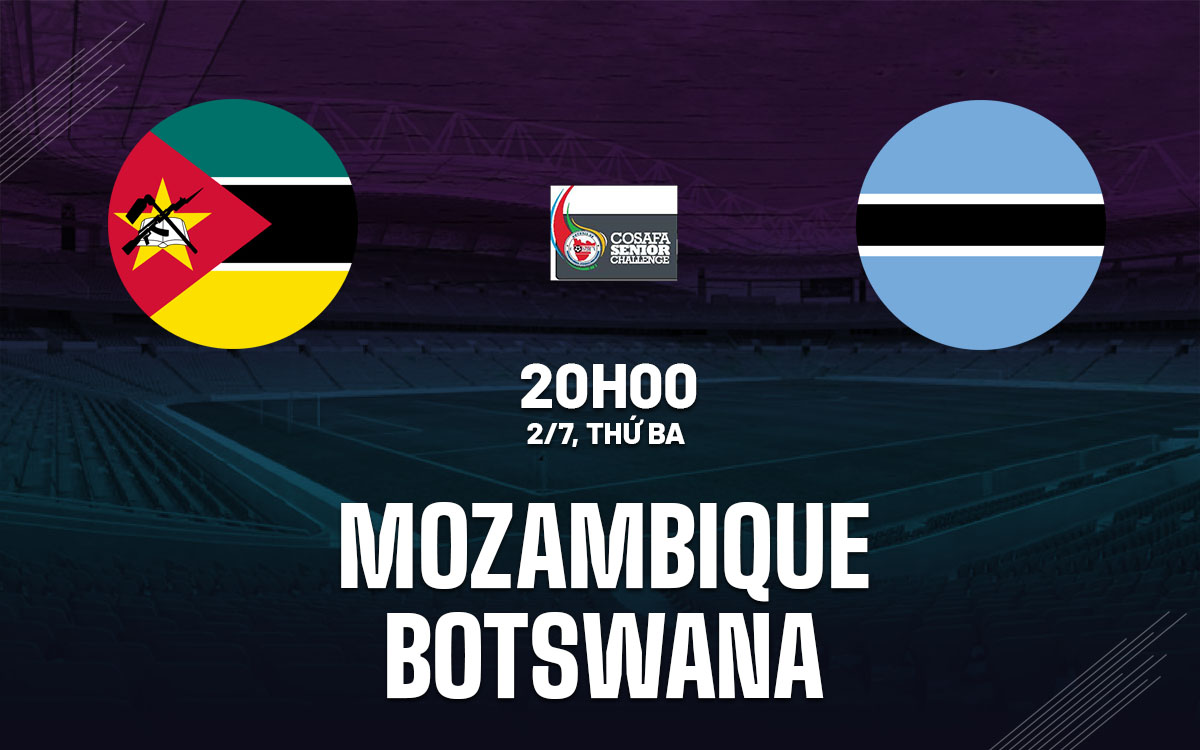 Nhận định bóng đá Mozambique vs Botswana COSAFA Cup hôm nay