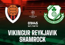 Nhận định bóng đá Vikingur Reykjavik vs Shamrock Cúp C1 hôm nay