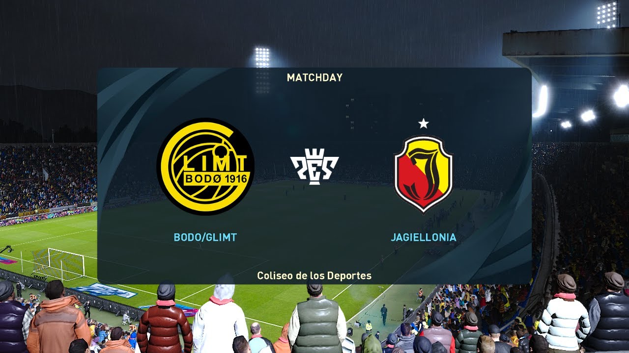 Bodø/Glimt vs Jagiellonia (13/08/2024) UEFA Champions League PES 2021