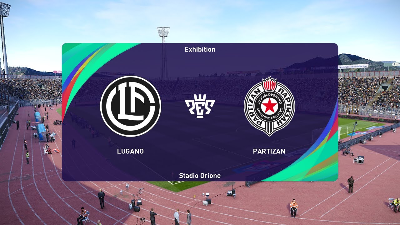 FC Lugano vs FK Partizan (15/08/2024) UEFA Europa League PES 2021 - YouTube