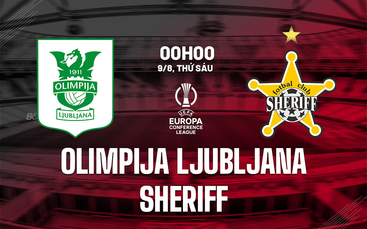 Nhận định bóng đá Olimpija Ljubljana vs Sheriff C3 hôm nay