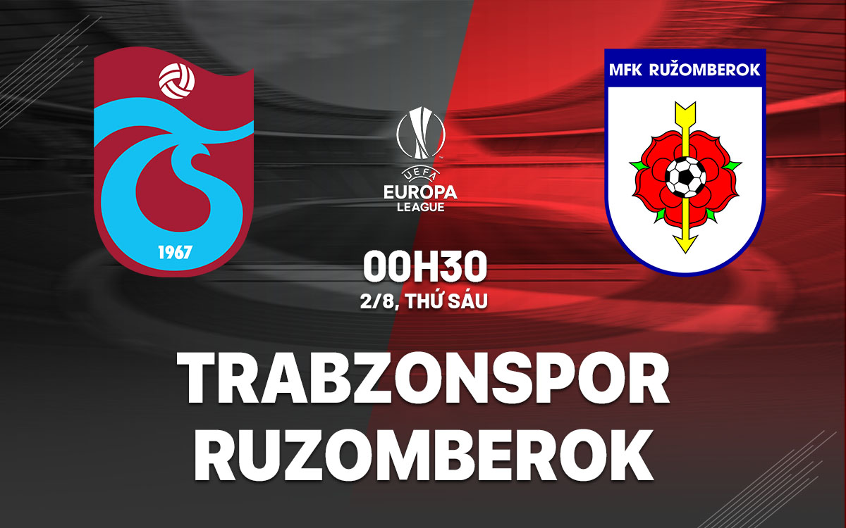 Nhận định bóng đá Trabzonspor vs Ruzomberok Europa League