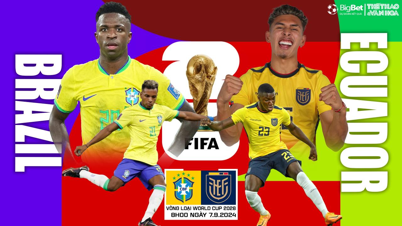 Nhận định, soi tỷ lệ Brazil vs Ecuador (8h00 ngày 7/9), vòng loại World Cup  2026