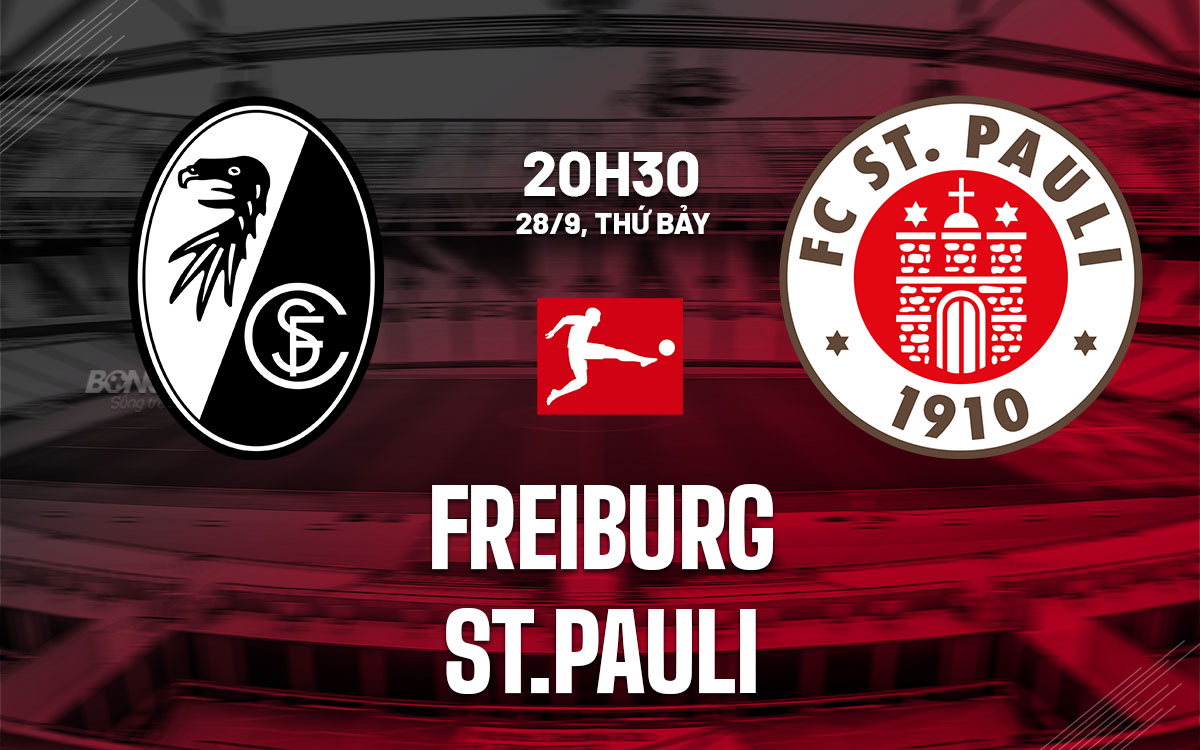 Nhận định bóng đá Freiburg vs St.Pauli VĐQG Đức hôm nay