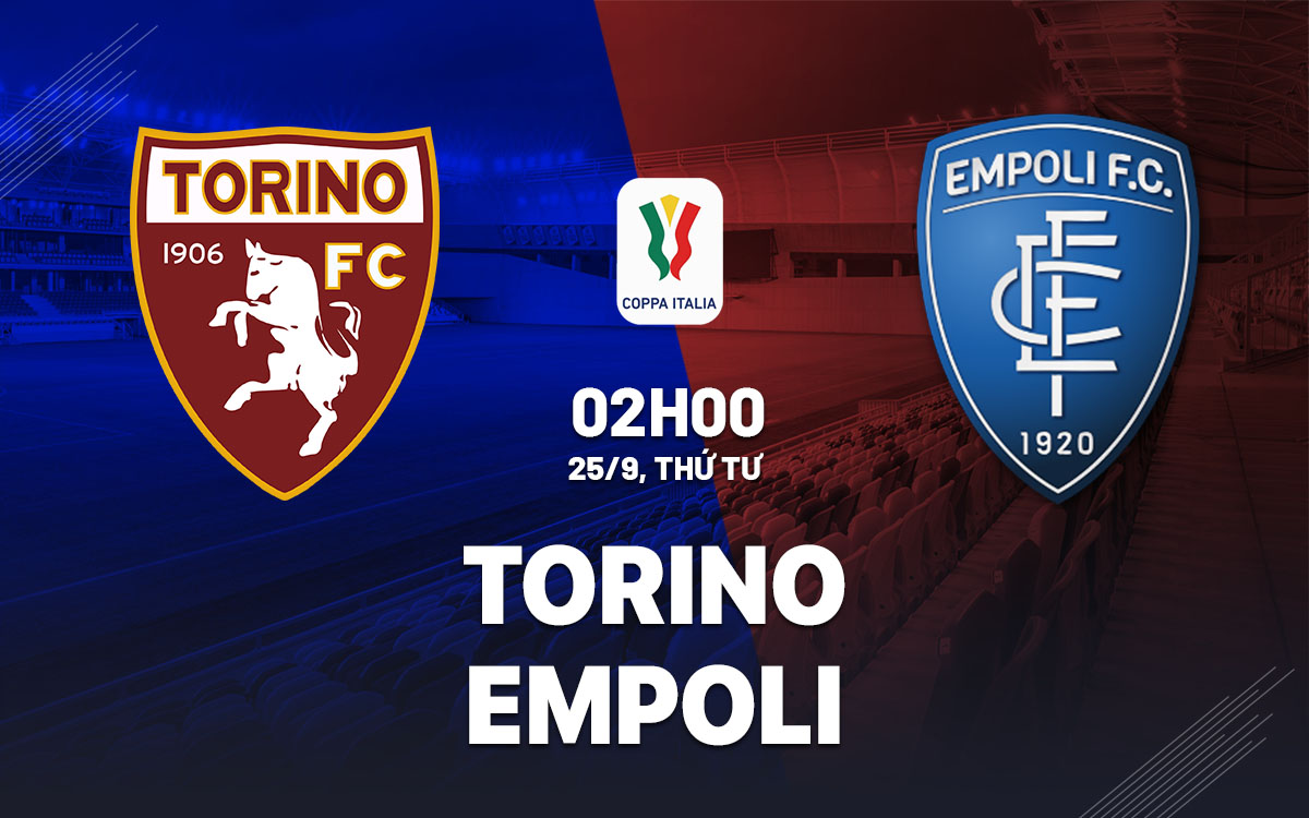 Nhận định bóng đá Torino vs Empoli Coppa Italia hôm nay