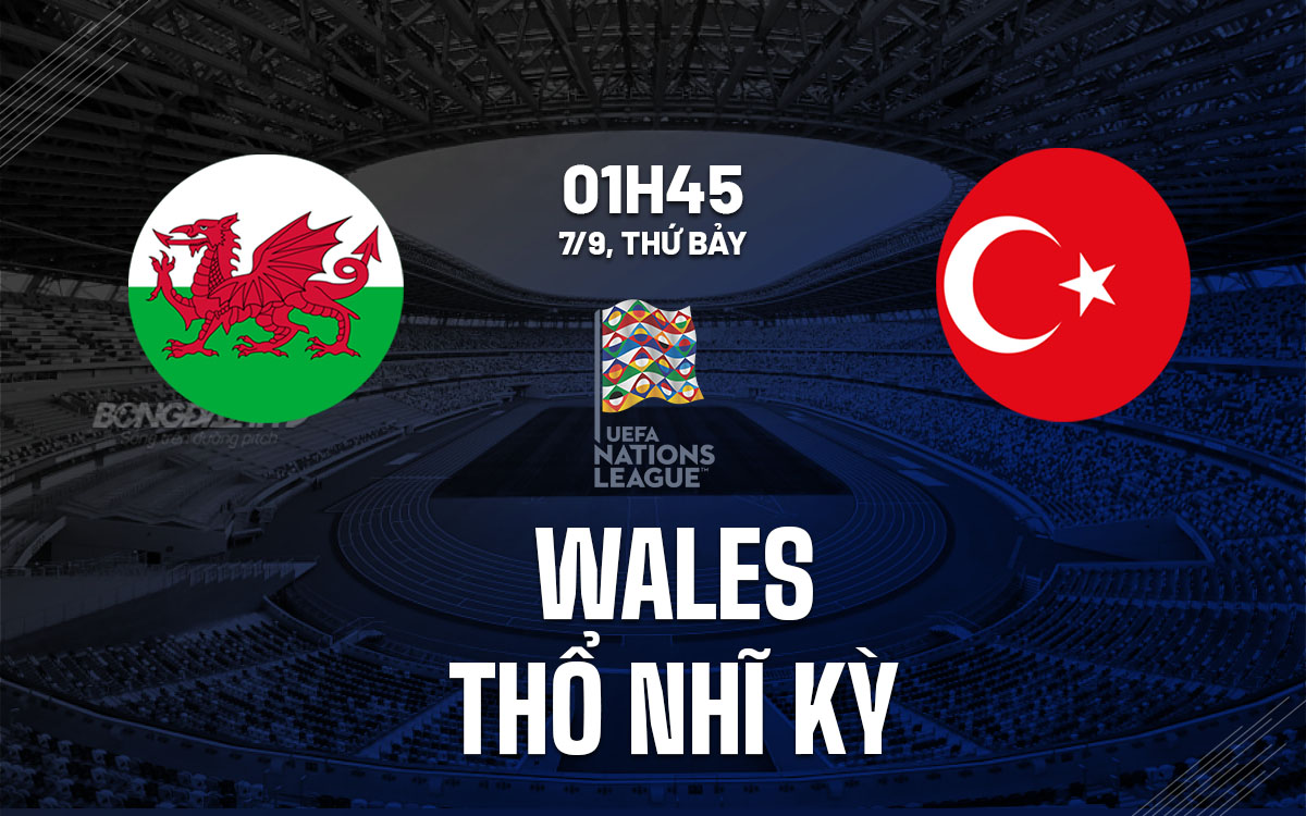 Nhận định bóng đá Wales vs Thổ Nhĩ Kỳ UEFA Nations League