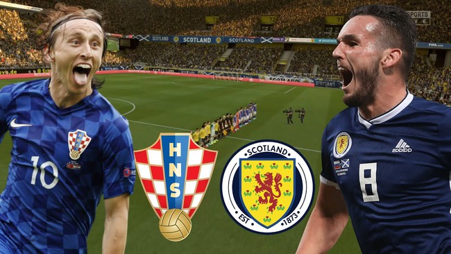 Xem trực tiếp Croatia vs Scotland trên VTV3