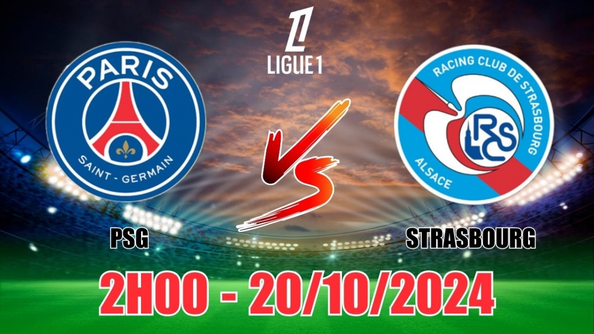 Nhận định PSG vs Strasbourg (2h00, 20/10) vòng 8 Ligue 1 Pháp: Nhiều bàn  thắng, kèo PSG không đáng tin