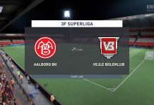 🇩🇰 Aalborg vs Vejle - Denmark 3F Superliga 2021/2022 | 06/03/2022 | Gameplay