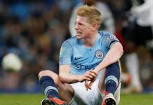 Man City méo mặt với chấn thương nặng của De Bruyne