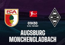 Nhận định Augsburg vs Monchengladbach (01h30 ngày 5/10)