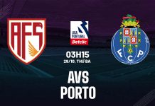 Nhận định AVS Futebol vs Porto, 03h15 ngày 29/10 Nhận định bóng đá AVS vs Porto VĐQG Bồ Đào Nha đêm nay