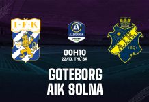 Nhận định Goteborg vs AIK, 00h10 ngày 22/10 Nhận định bóng đá Goteborg vs AIK Solna VĐQG Thụy Điển