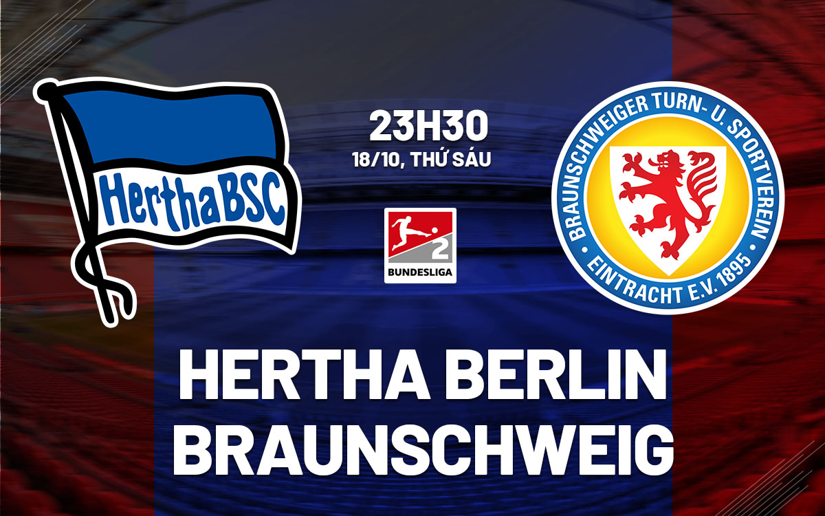 Nhận định bóng đá Hertha Berlin vs Braunschweig Hạng 2 Đức