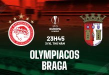 Nhận định bóng đá Olympiacos vs Braga Europa League hôm nay