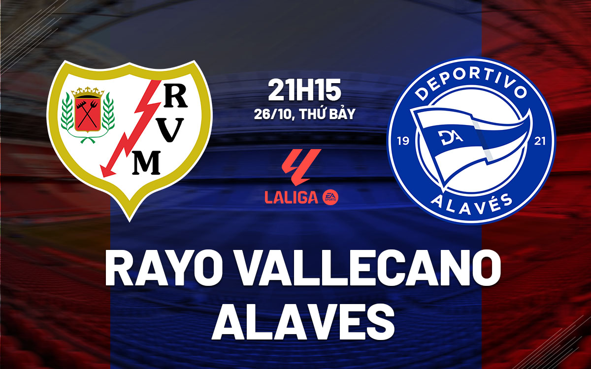 Nhận định bóng đá Rayo Vallecano vs Alaves La Liga hôm nay