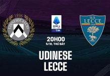 Nhận định bóng đá Udinese vs Lecce VĐQG Italia hôm nay