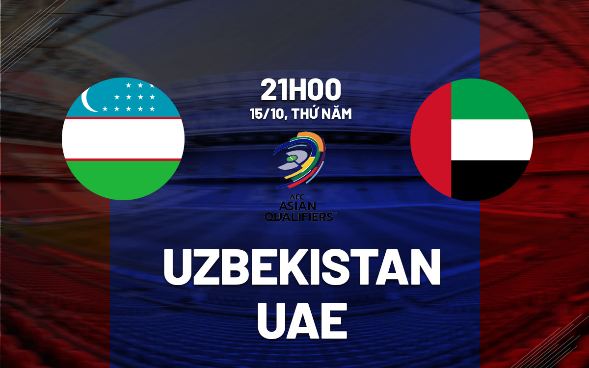 Nhận định bóng đá Uzbekistan vs UAE World Cup hôm nay