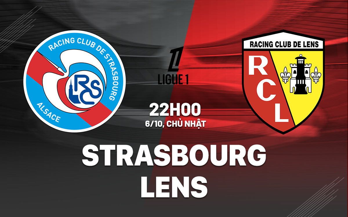 Nhận định bóng đá Strasbourg vs Lens VĐQG Pháp hôm nay