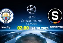 Nhận định, trực tiếp Man City vs Sparta Prague, Cúp C1 Châu Âu, 2h ngày 24/