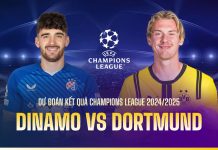 Dự đoán kết quả Dinamo Zagreb vs Dortmund Champions League 2024/2025