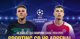 Dự đoán kết quả Sporting CP vs Arsenal Champions League 2024/2025