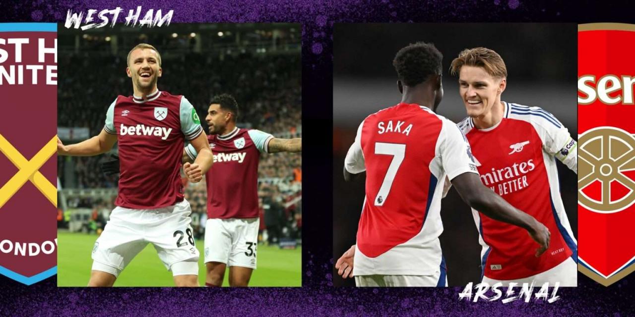 Thống kê, thành tích đối đầu West Ham vs Arsenal