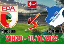 Nhận định Augsburg vs Hoffenheim, 21h30 ngày 10/11 Nhận định Augsburg vs Hoffenheim (21h30, 10/11) vòng 10 Bundesliga: Chủ nhà “ghi điểm”
