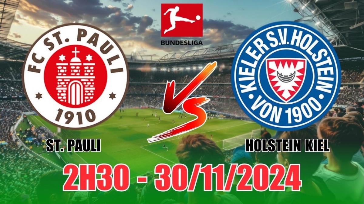 Nhận định, soi tỷ lệ St. Pauli vs Holstein Kiel (3h00, 30/11) vòng 12  Bundesliga: Chủ nhà giành trọn 3 điểm