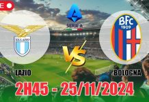 Nhận định, soi tỷ lệ Lazio vs Bologna (2h45, 25/11) vòng 13 Serie A: Căng  thẳng tới cùng