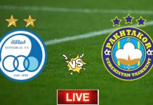 Esteghlal FC vs Pakhtakor Tashkent live score