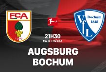 Nhận định Augsburg vs Bochum, 21h30 ngày 30/11 Nhận định bóng đá Augsburg vs Bochum VĐQG Đức hôm nay