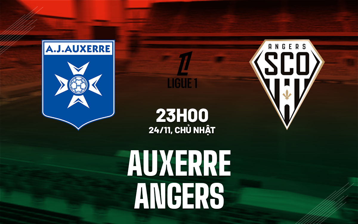 Nhận định bóng đá Auxerre vs Angers VĐQG Pháp hôm nay