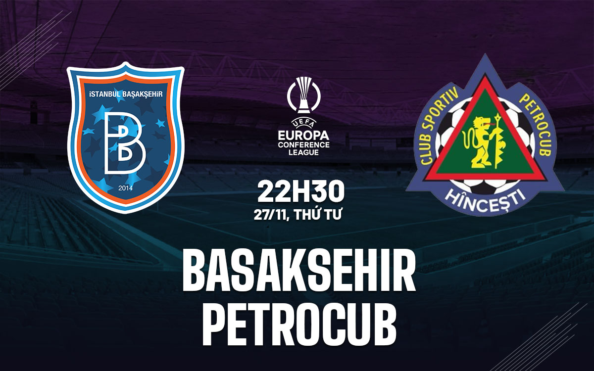 Nhận định bóng đá Istanbul Basaksehir vs Petrocub C3 hôm nay