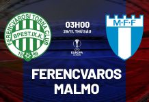 Nhận định Ferencvarosi vs Malmo, 03h00 ngày 29/11 Nhận định bóng đá Ferencvarosi vs Malmo Cúp C2 hôm nay