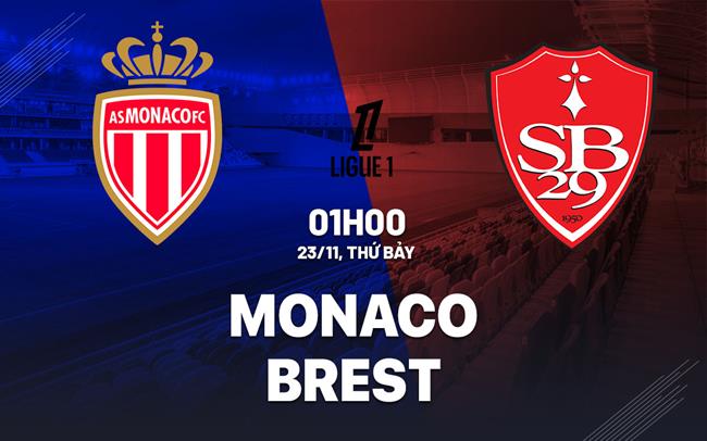 Nhận định Monaco vs Brest 01h00 ngày 23/11 (Ligue 1)