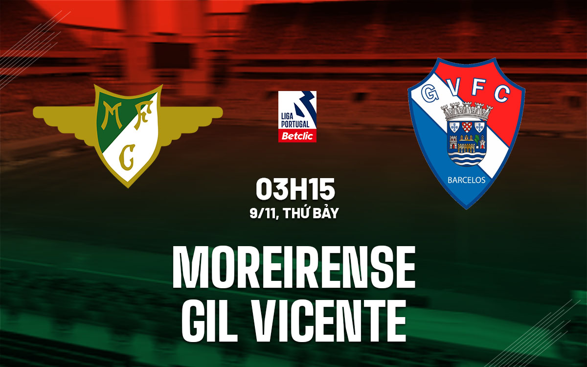 Nhận định bóng đá Moreirense vs Gil Vicente VĐQG Bồ Đào Nha
